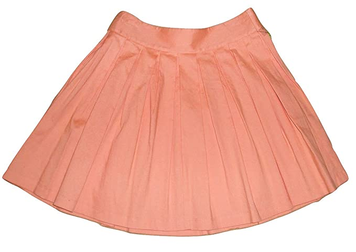 Alice + Olivia Pleated Peach Mini Skirt Size 4; 8 MSRP