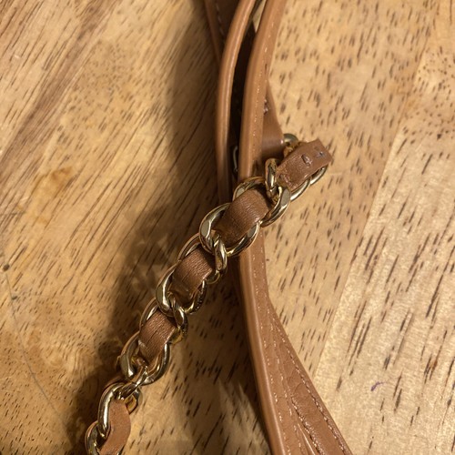 Tory Burch LMTD Ed Shoulder Bag Brown Gold Adj Chain Strap NWOT AUTHENTIC 12” - Picture 15 of 16