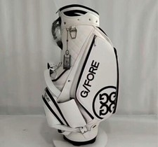 G FORE Caddy Bag Golf Bag White New with tags PU 4.5kg From Japan New