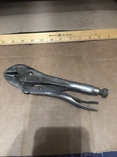 Petersen dewitt Tools No.10 9" Locking Vise Grip Pliers USA Vintage Works Well