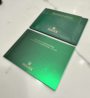 OEM New Style Rolex Oyster Perpetual Booklet + Card Holder