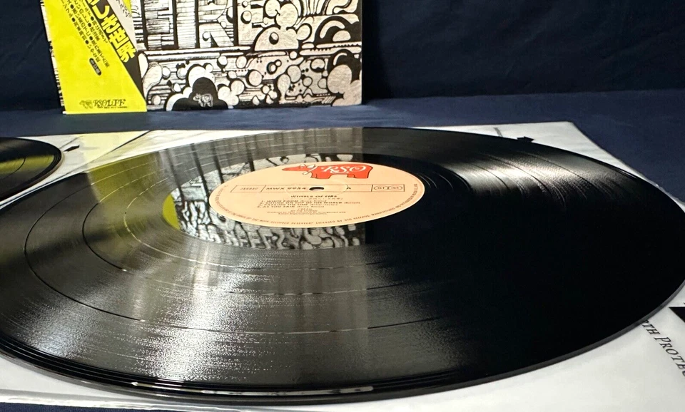 CREAM~WHEELS OF FIRE Limited 1979 Japan Obi Insert Audiophile Vinyl TOP COPY NM - Image 3 of 4
