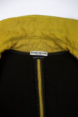 Men's Stone Island A/W 2005 Vintage 00s Yellow Lino-Flax Field
