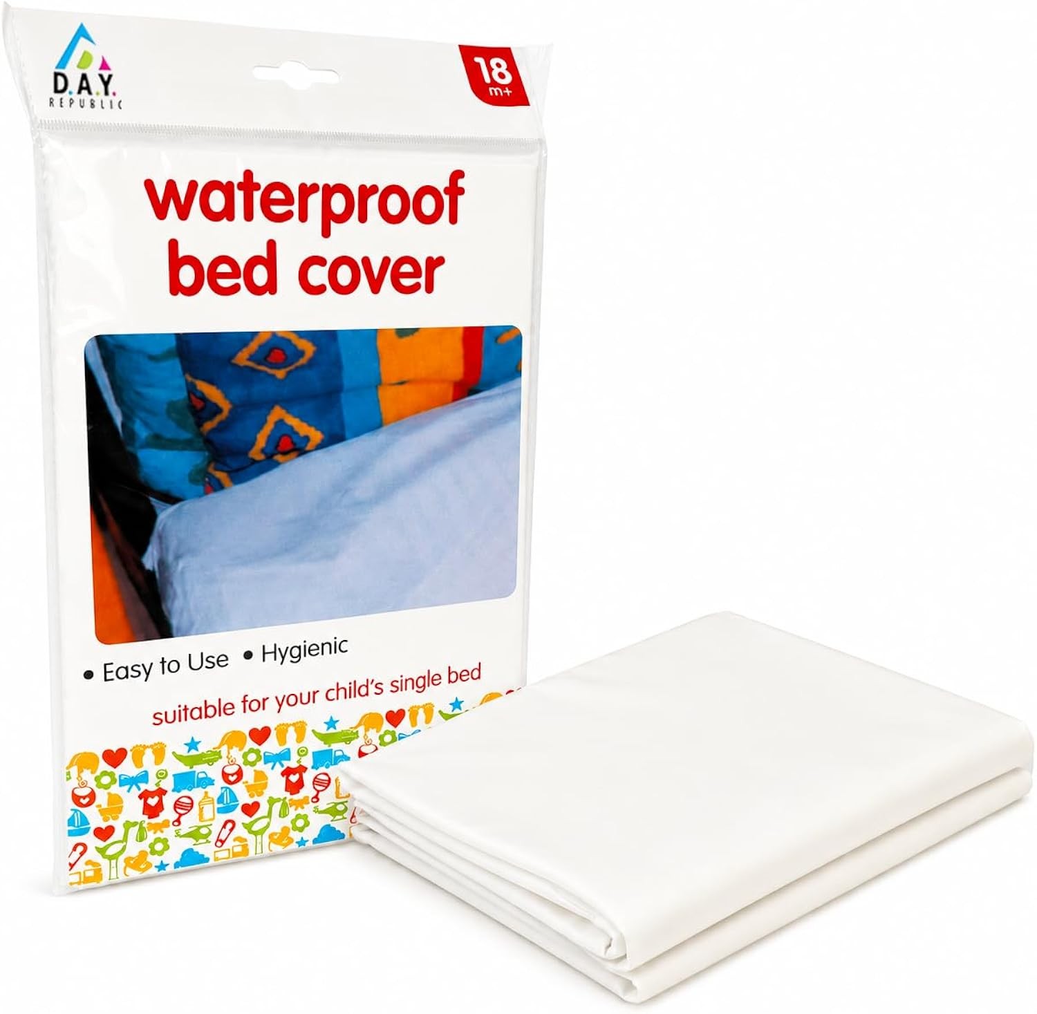 Waterproof Plastic Bed Wetting Sheet 100x200cm Cot to Single Mattress - Image 4