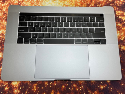 OEM MacBook Pro 15 2018 2019 A1990 Palmrest + Touchpad + Keyboard + Working Batt