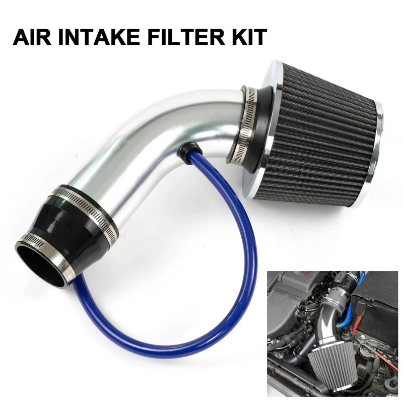 Tubo de filtro de admisión de aire frío de 3" sistema de manguera de flujo de energía de inducción accesorios para automóvil Foto 3 de 4