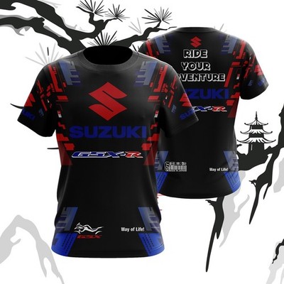 Suzuki GSX-R T-shirt / Motorcycle Graphic Design Tee / Moto Biker Rider