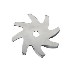 Silver Polished Aluminum Billet Alternator Pulley Fan For Gm Ford Sbc Bbc Chevy