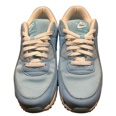 Nike Air Max 90 Shoes Mens Size 9 Blue White FD0734-442 Sneaker Running
