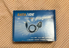 USB 2.0 to SATA / IDE Adapter Kit AGPtek w/ Power Supply 2.5" 3.5" HDD Converter
