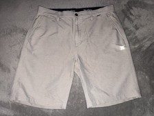 Hurley Hybrid Walkshorts - Men's Size 36 - 9" Inseam -Beige- Performance Stretch