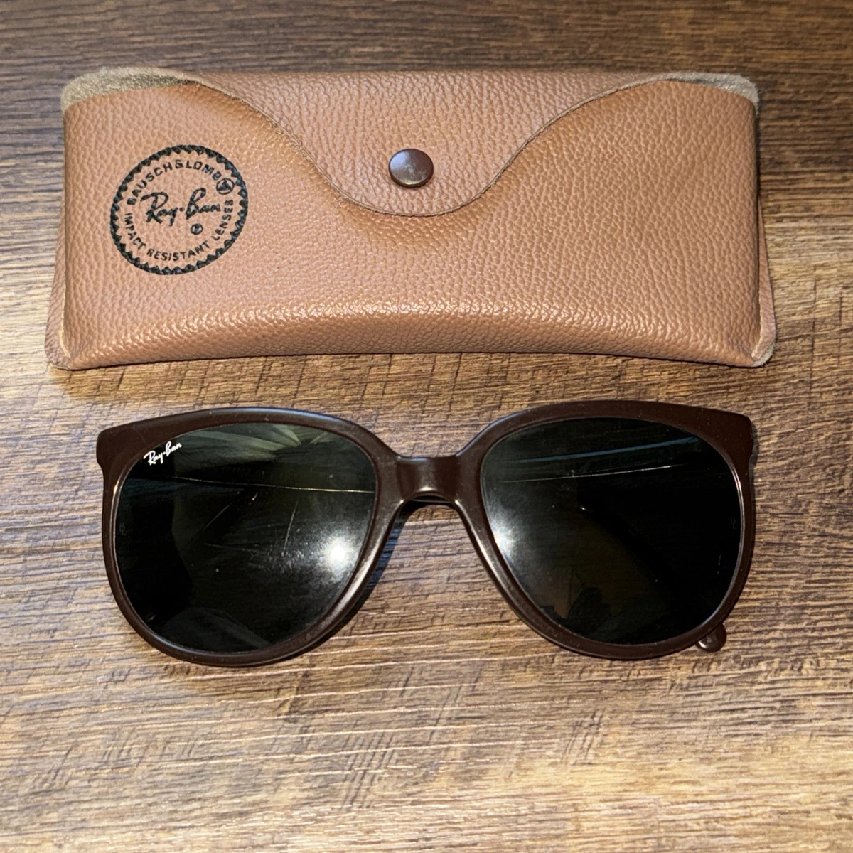 Ray-Ban Brown Round Vintage Sunglasses for sale | eBay
