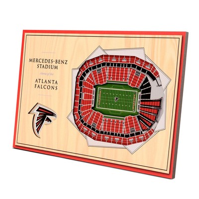 Atlanta Falcons NFL YouTheFan! 3D Stadium View Desktop Schild