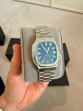 Maen manhattan ultra-thin 37mm watch-blue dial