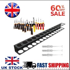 Wall Mount Storage Rack Screwdriver Organizer Rack Pliers Holder Tool Workshop