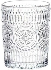 Glass Toothbrush Holders for Bathrooms, 10 oz Clear Tooth Brushing Dispenser,