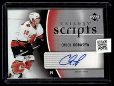 2006-07 Upper Deck trilogy scripts Chuck Kobasew Calgary Flames #5