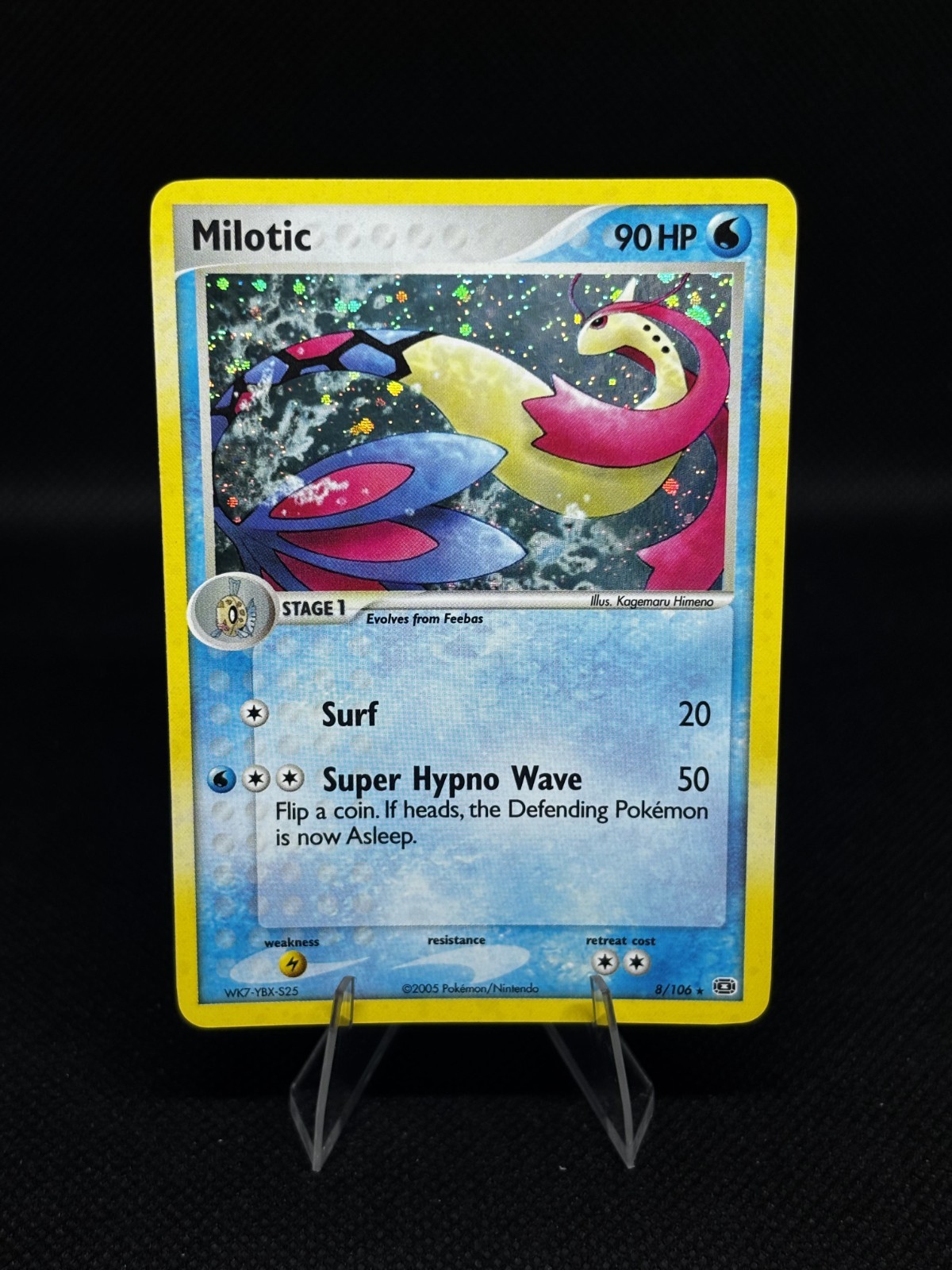 Milotic Emerald 8/106 Holo Rare Pokemon Card LP