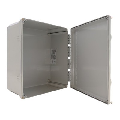 CARLON NJ14126 CIRCUIT SAFE NEMA ENCLOSURE, 14X12X6'' HINGED OPAQUE COVER