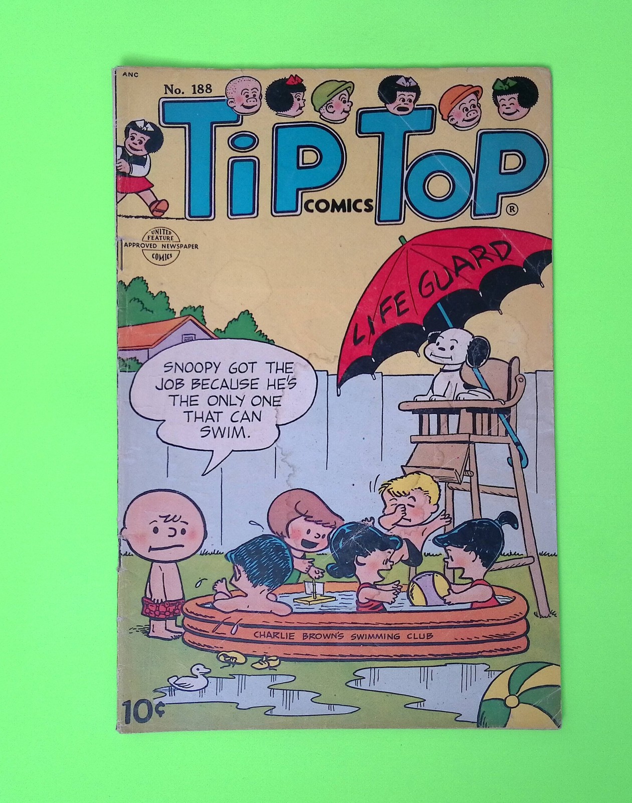 Tip Top Comics #188 1955 St. John Publishing Co. Lower Grade Comic Book B17-49
