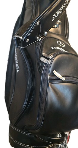 Mercedes-Benz Stand Golf Club Bag Caddy con Cover Borsa in Pelle Ottime Condizioni - Foto 16 di 18