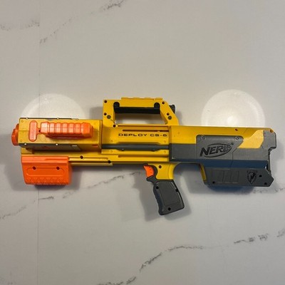NERF N-Strike Deploy CS-6 Collapsible Blaster Used - Blaster Tested Laser Weak