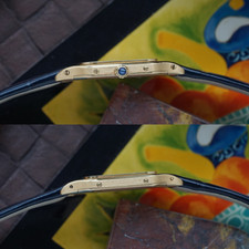 Cartier 1980-90s Santos Dumont Extra Plate Yellow Gold 96053 Manual Wind 11