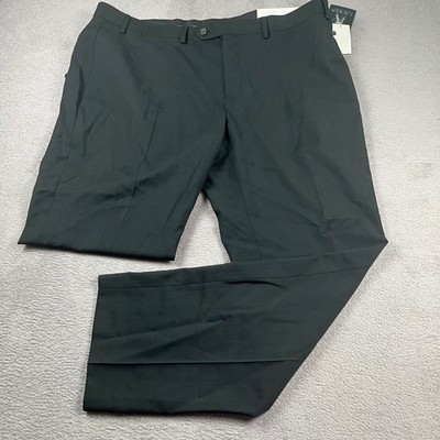 Lauren Ralph Lauren Ultraflex Mens High Performance Wool Dress Pants Black 40x30