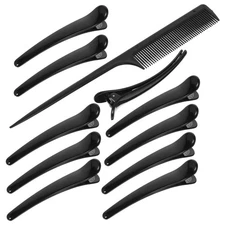 Hairdressing Duckbill Clips 13pcs for Easy Hair Styling and Partitioning