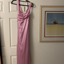 NWT Show Me Your Mumu Mina Corset Back Maxi Dress Gown in Pink-medium