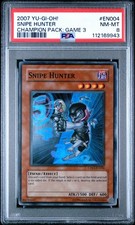 PSA: 8 | CP03-DE004 | Yu-Gi-Oh! Snipe Hunter Super Rare Yugioh Champion