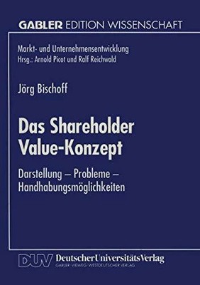 Das Shareholder Value-Konzept: Darstellung - Buch Deutscher Universitats-Verlag