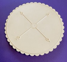 Vintage Wilton Decorator 10" Scalloped-Edge Separator Cake Plate 302-105