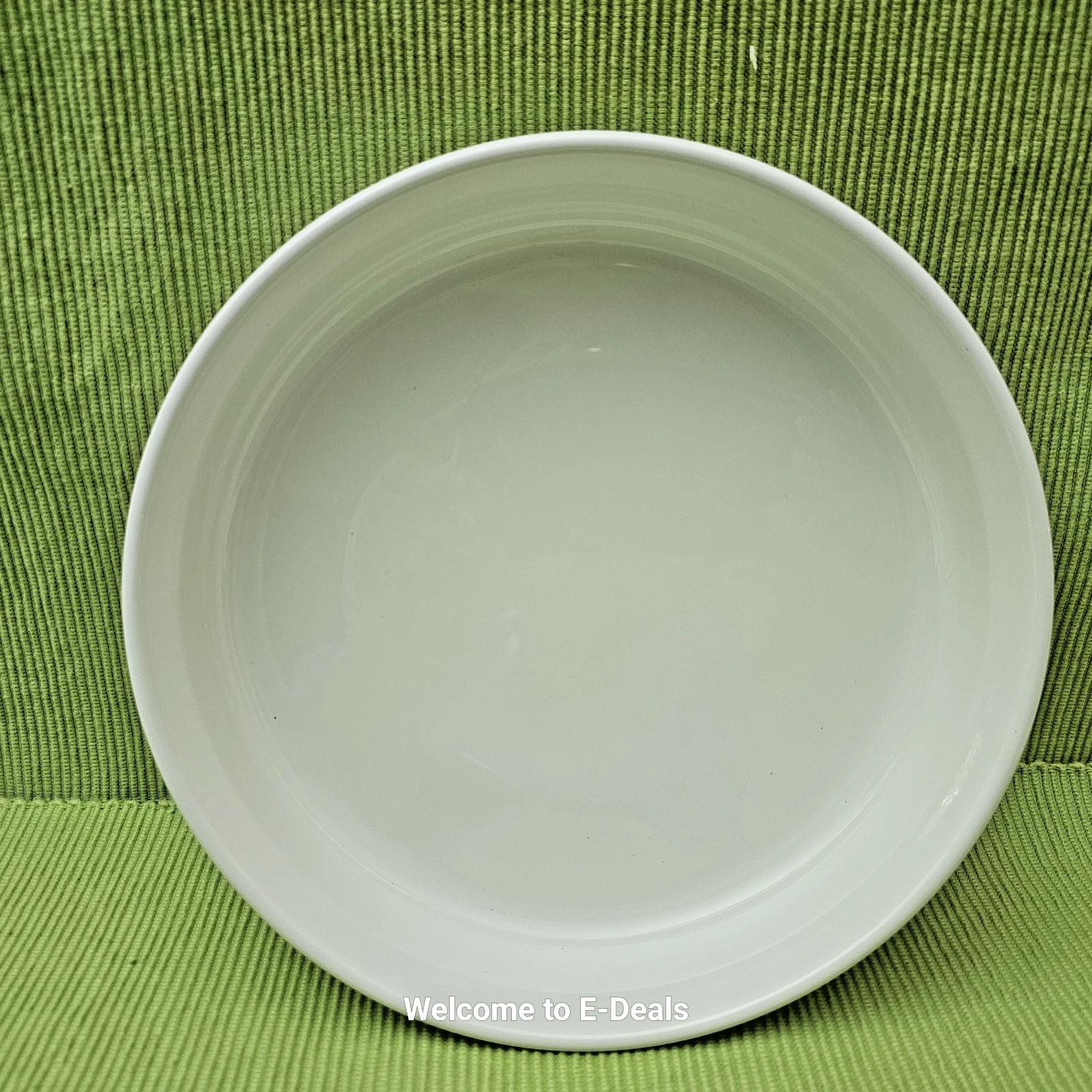 Vintage Corning Ware French White F-8-B 8.5" Round Quiche Tart Pie Dish