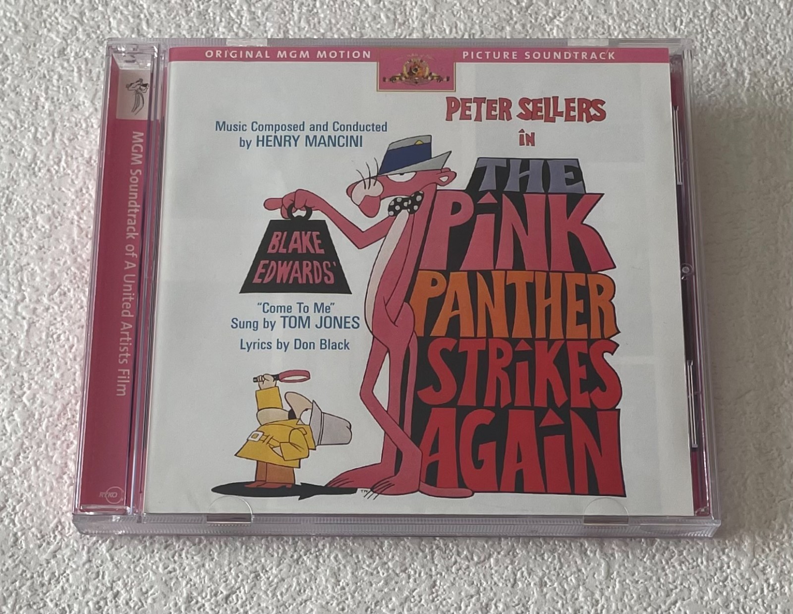 HENRY MANCINI~THE PINK PANTHER STIKES AGAIN~1998 US REMASTERED ENHANCED CD ALBUM