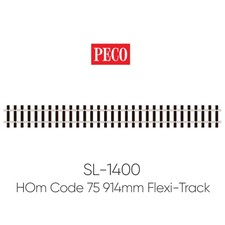 PECO SL-1400 HOm Wooden Sleeper 914mm Yard Length Flexi-Track