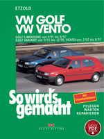 PDF VW Golf 3 / Vento Benziner (1991-1997) Reparaturanleitung So Wirds Gemacht