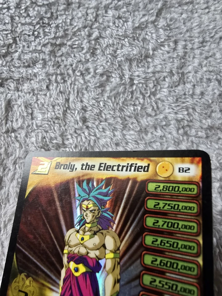 DBZ Dragon Ball Z FOIL Broly, The Electrified B2 CCG Limited Broly Subset MP - Image 2 of 4