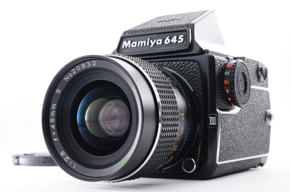 *LENTE COMO NUEVO* Buscador de nivel de ojos Mamiya M645 1000S + Sekor C 45 mm f/2,8 S de Japón Foto 2 de 4