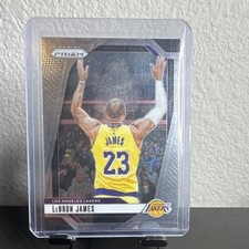 Panini 2024-25 Prizm LeBron James #130 Los Angeles Lakers Basketball NBA