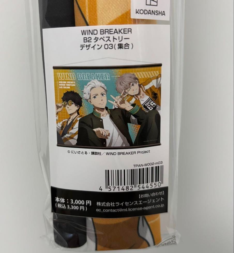 Japanese Anime Wind Breaker B2 Tapestry Hajime Jo Choji | eBay