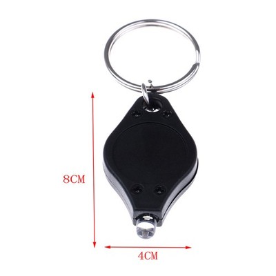 Bright Led Mini Light Key chain Squeeze Light Key Ring Camping  Light Key$6 ON