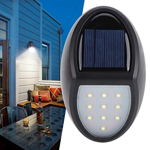 YOSOO 10WALL LIGHT LED CHIPS SOLAR POWERED WALL LAMP OUTDOOR - Scratch & Dent