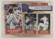2019 Topps Big League Stat Kings Corey Kluber Justin Verlander Blake Snell 0ob9