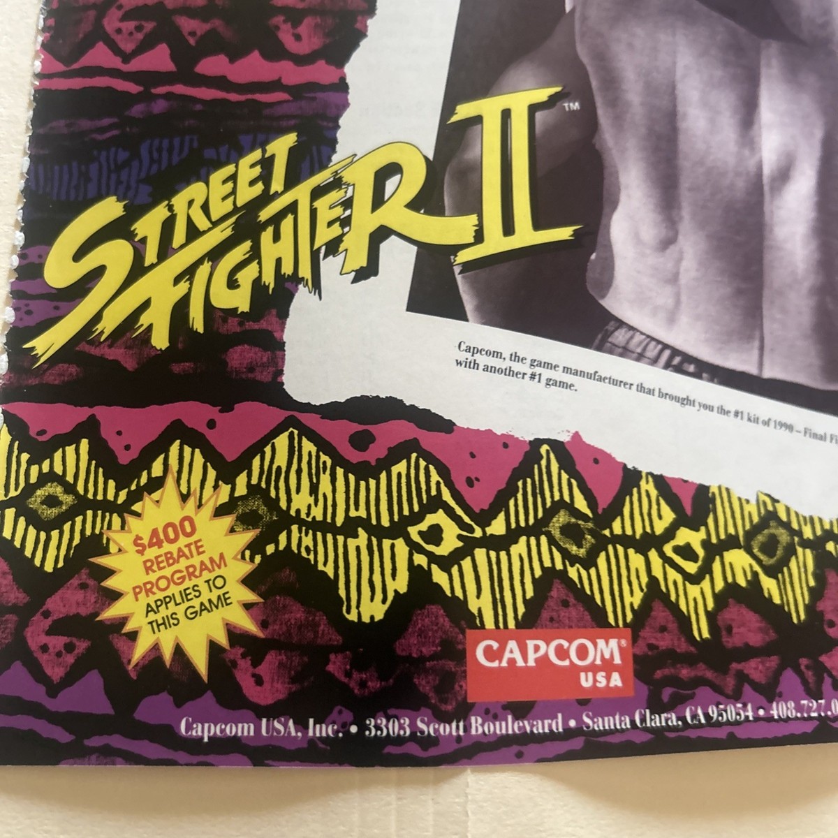 Original Street Fighter II 2 Capcom 1991 11-8
