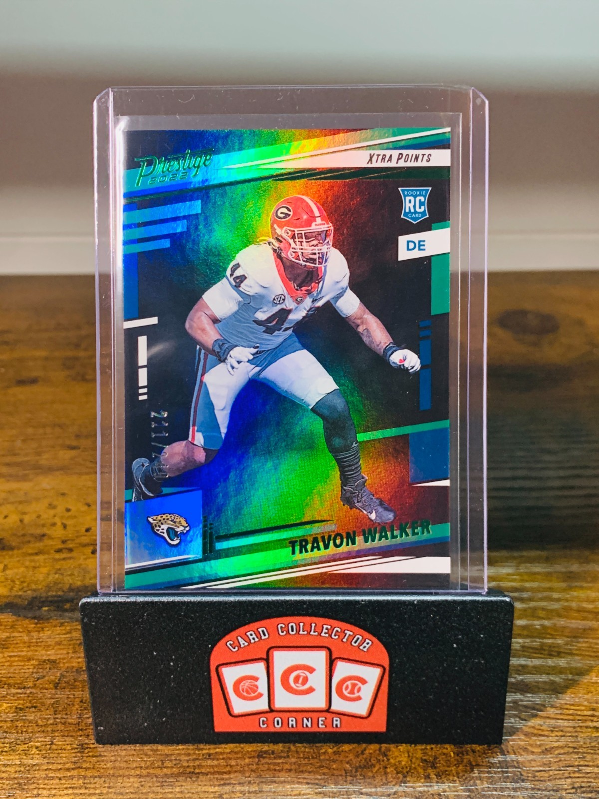 Travon Walker 2022 Panini Prestige #337 Green Xtra Points 211/249 Rookie RC Jags