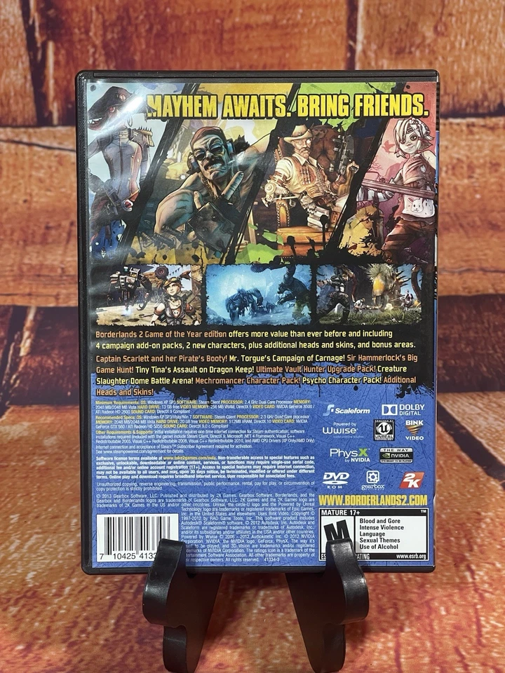 📦 Borderlands 2: Game of the Year GOTY Edition (PC DVD-ROM, 2013) - Image 2 of 4