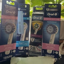 Oral-B Sensitive Gum & CROSSACTION Replacement Electric Brush Heads 12 Counts