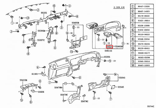 Genuine Hilux VZN167 RZN174 RZN169 RZN167 Centre Dash Pull Out Cup Drink Holder - Picture 11 of 11