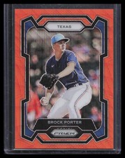 Brock Porter 2024 Panini Prizm #217 Orange Wave Prizms #/49